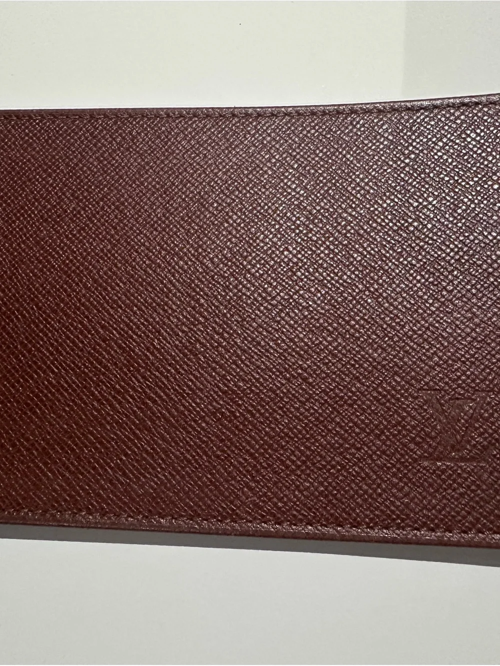 Authentic LOUIS VUITTON Taiga Wallet in Brown